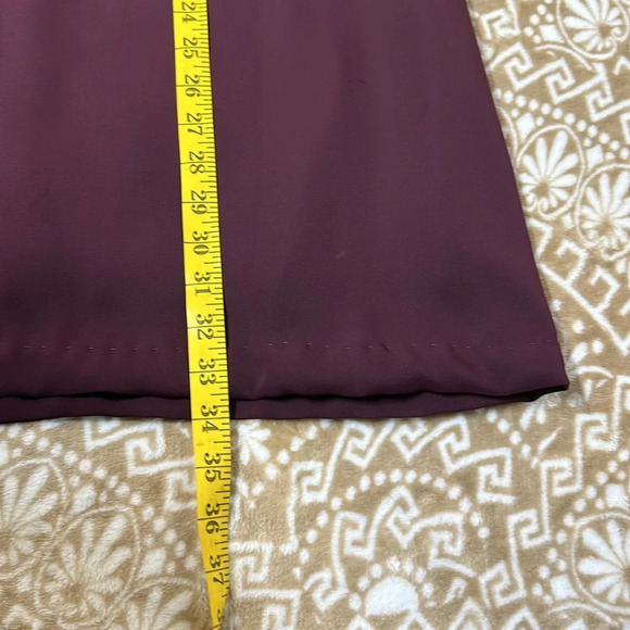 Katherine Kelly Lined Sleeveless Dress Deep wine color - Picture 7 of 9